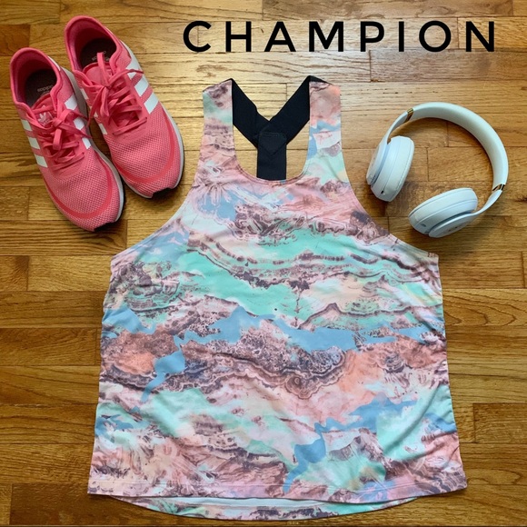 CHAMPION | Marble Elastic Racerback Tank - Picture 2 of 6